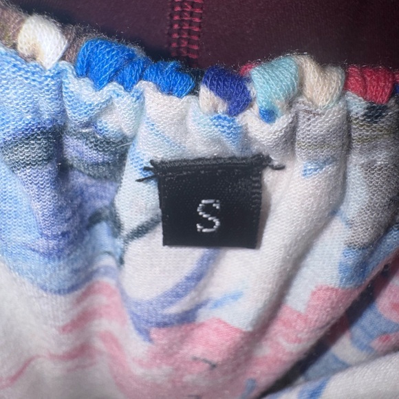 Blue and Pink Floral Maxi Dress - S - Picture 4 of 5